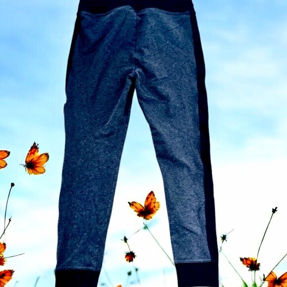 Reebok Gray Jogger Leggings Cotton Stretch Womens Large - Picture 2 of 12